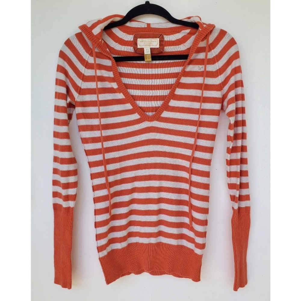 American Eagle Striped Long Sleeve XS
